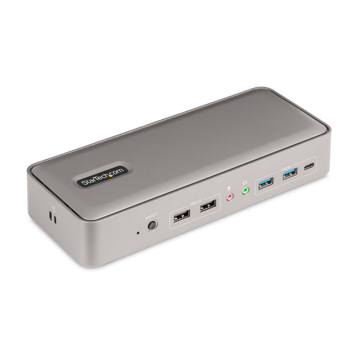 StarTech.com - Station d’accueil KVM USB-C pour deux ordinateurs portables
