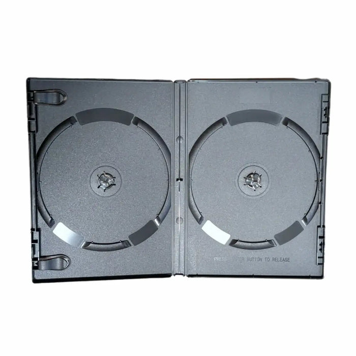 Boîtier double DVD noir côte à côte