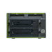 SymplyDIT XTH Thunderbolt 3 LTO tape drive with 1x LTO-7 drive in the bottom bay and LTO-8 drive in the upper bay, viewed from the front