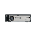 SymplyPRO SAS desktop LTO tape drive viewed from the rear, showing the power switch, alimentation port and SAS port