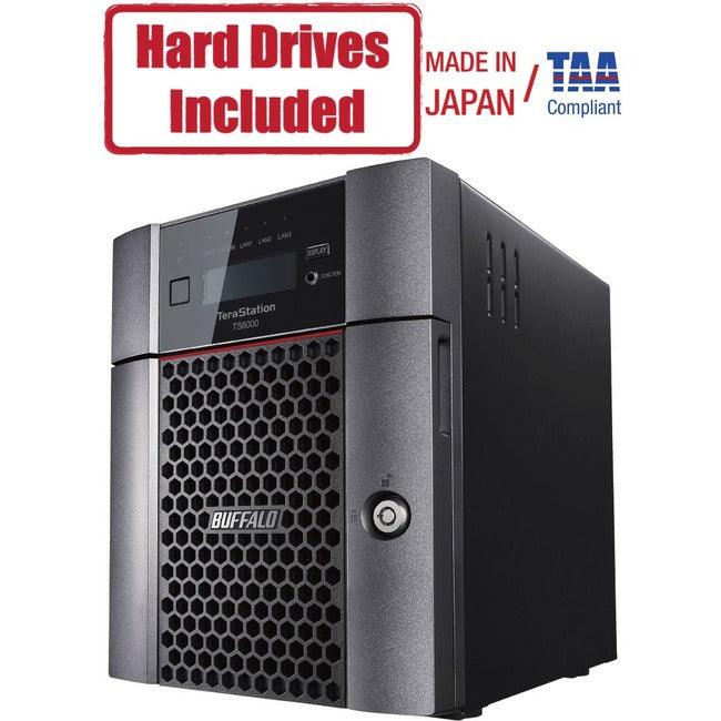 Buffalo TeraStation 6400DN 16TB (2 x 8TB) Desktop NAS Hard Drives Included + Snapshot
