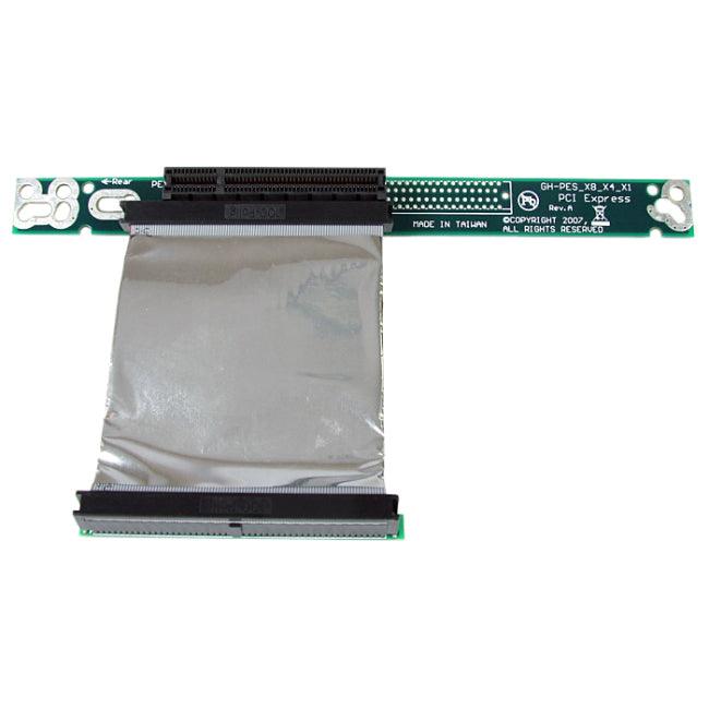 StarTech.com PCI Express Riser Card x8 Left Slot Adapter 1U with Flexible Cable