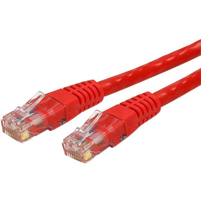 StarTech.com 5ft CAT6 Ethernet Cable - Red Molded Gigabit - 100W PoE UTP 650MHz - Category 6 Patch Cord UL Certified Wiring/TIA