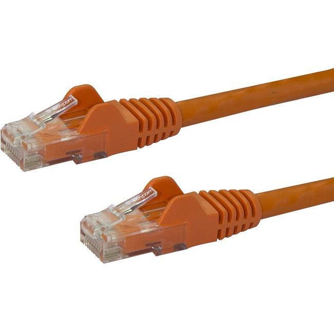 StarTech.com 3ft CAT6 Ethernet Cable - Orange Snagless Gigabit - 100W PoE UTP 650MHz Category 6 Patch Cord UL Certified Wiring/TIA